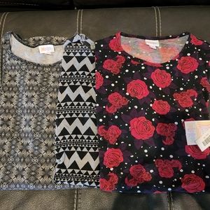 Lularoe 'Irma' 3 lot xxs xs